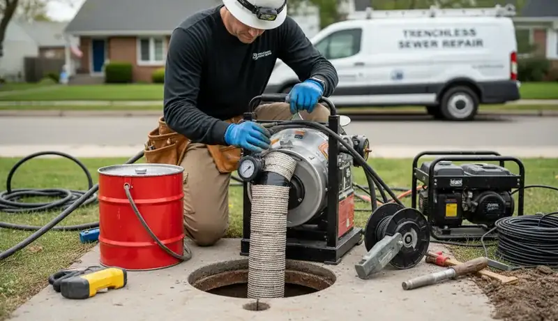 Trenchless Sewer Repair services in Willow Spring, 27592.