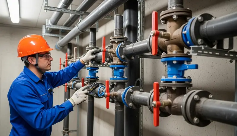 Commercial Restroom Plumbing Installation in Buena Park, CA in Buena Park, CA