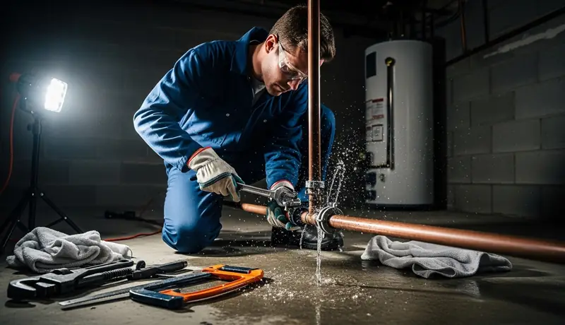 Emergency Plumbing Repair for Burst Pipe in North Carolina in North Carolina